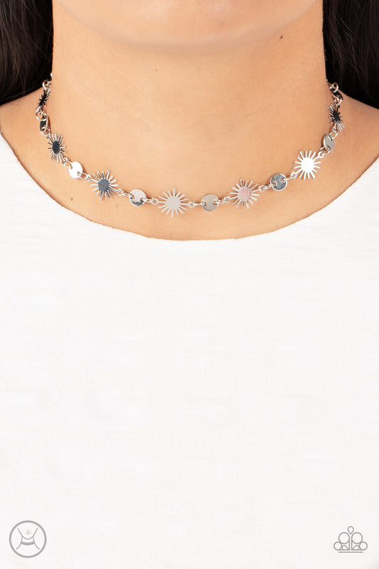 Paparazzi Accessories - Astro Goddess - Silver necklace