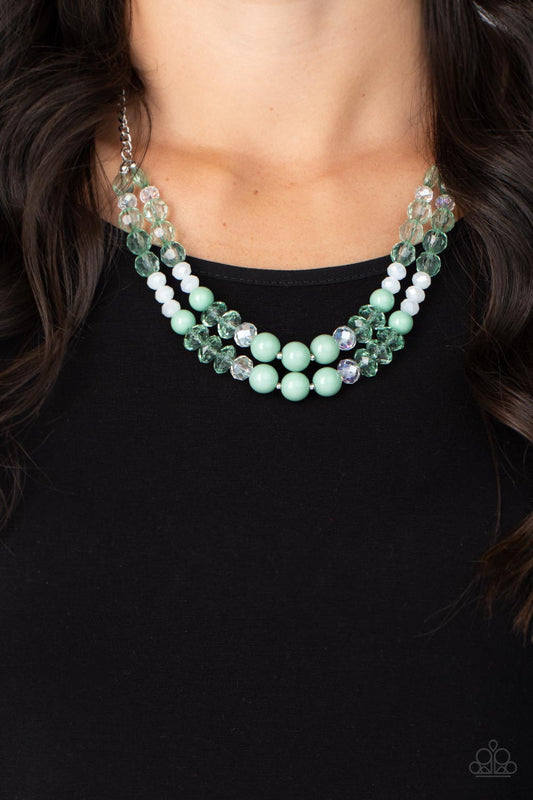 Paparazzi Accessories - Vera-CRUZIN - Green necklace