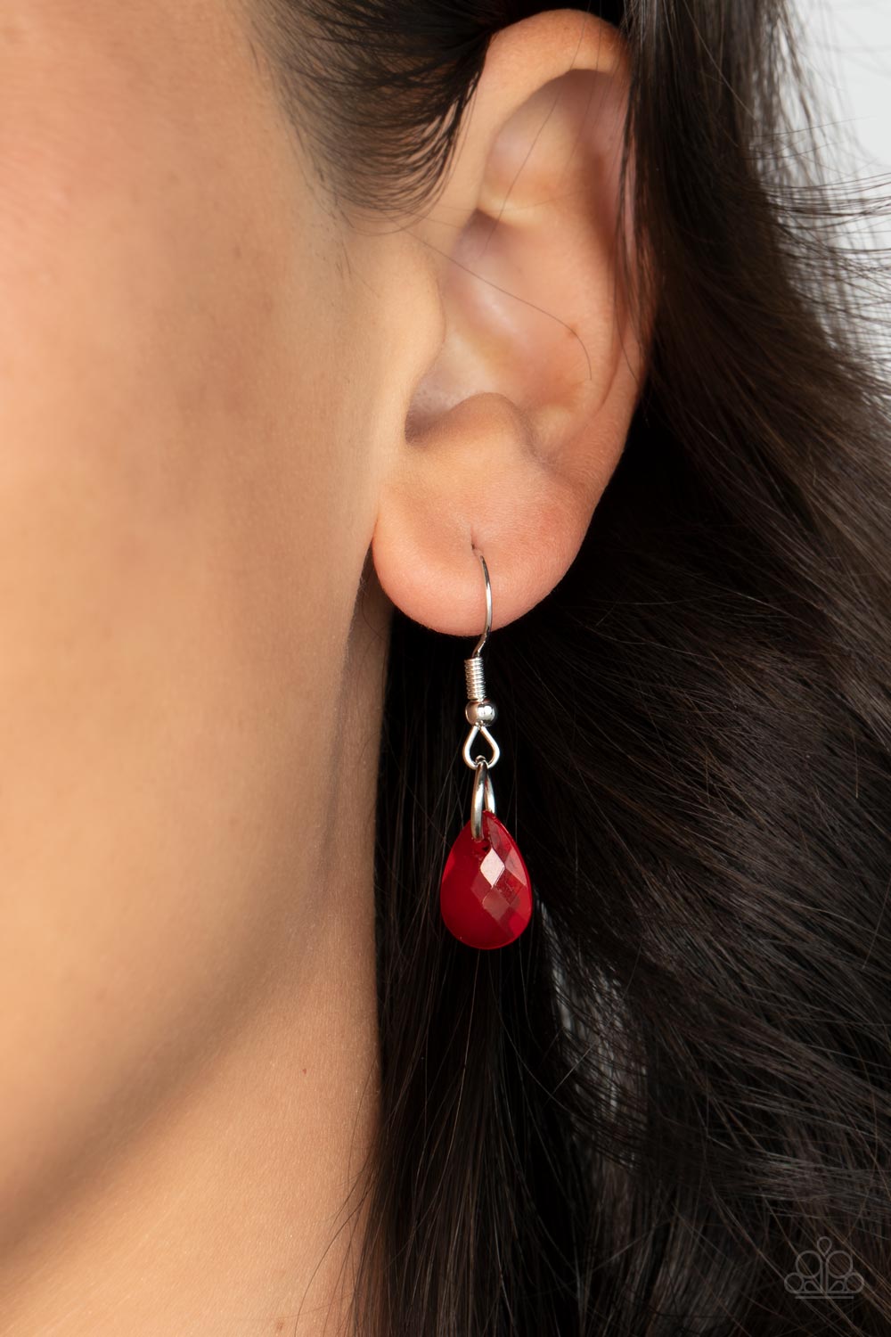 Paparazzi Accessories -Crystal Cabaret - Red necklace