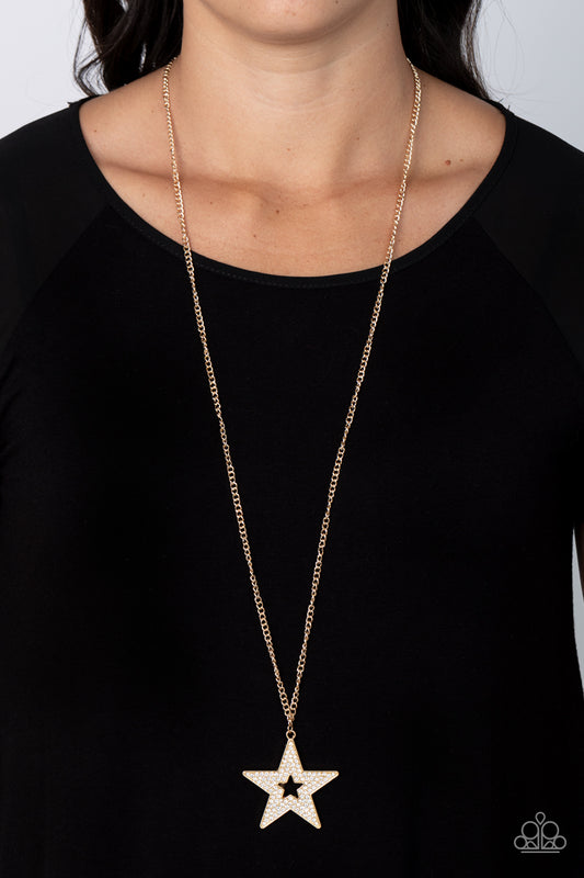 Paparazzi Accessories - Superstar Stylist - Gold necklace