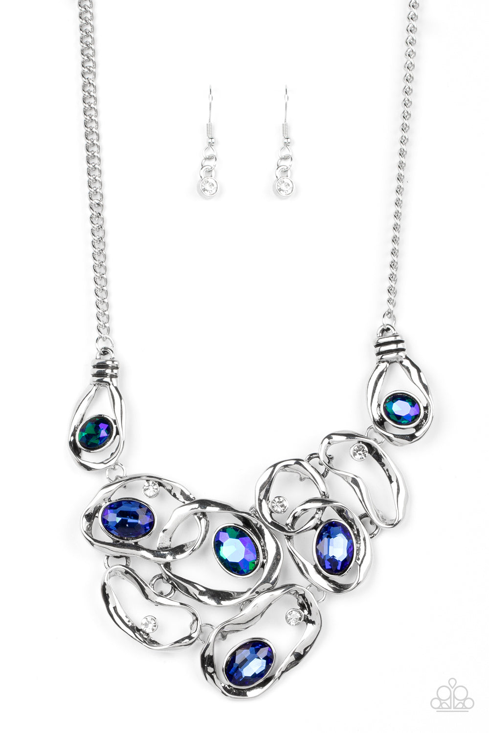 Paparazzi Accessories - Warp Speed - Blue necklace