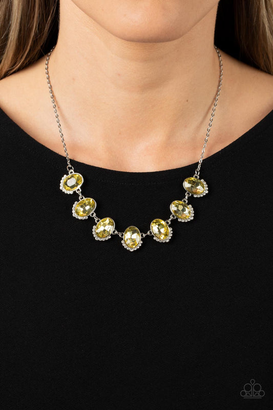 Paparazzi Accessories - Unleash Your Sparkle - Yellow necklace