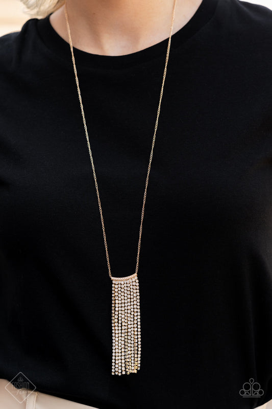 Paparazzi Accessories - Stellar Crescendo - Gold necklace