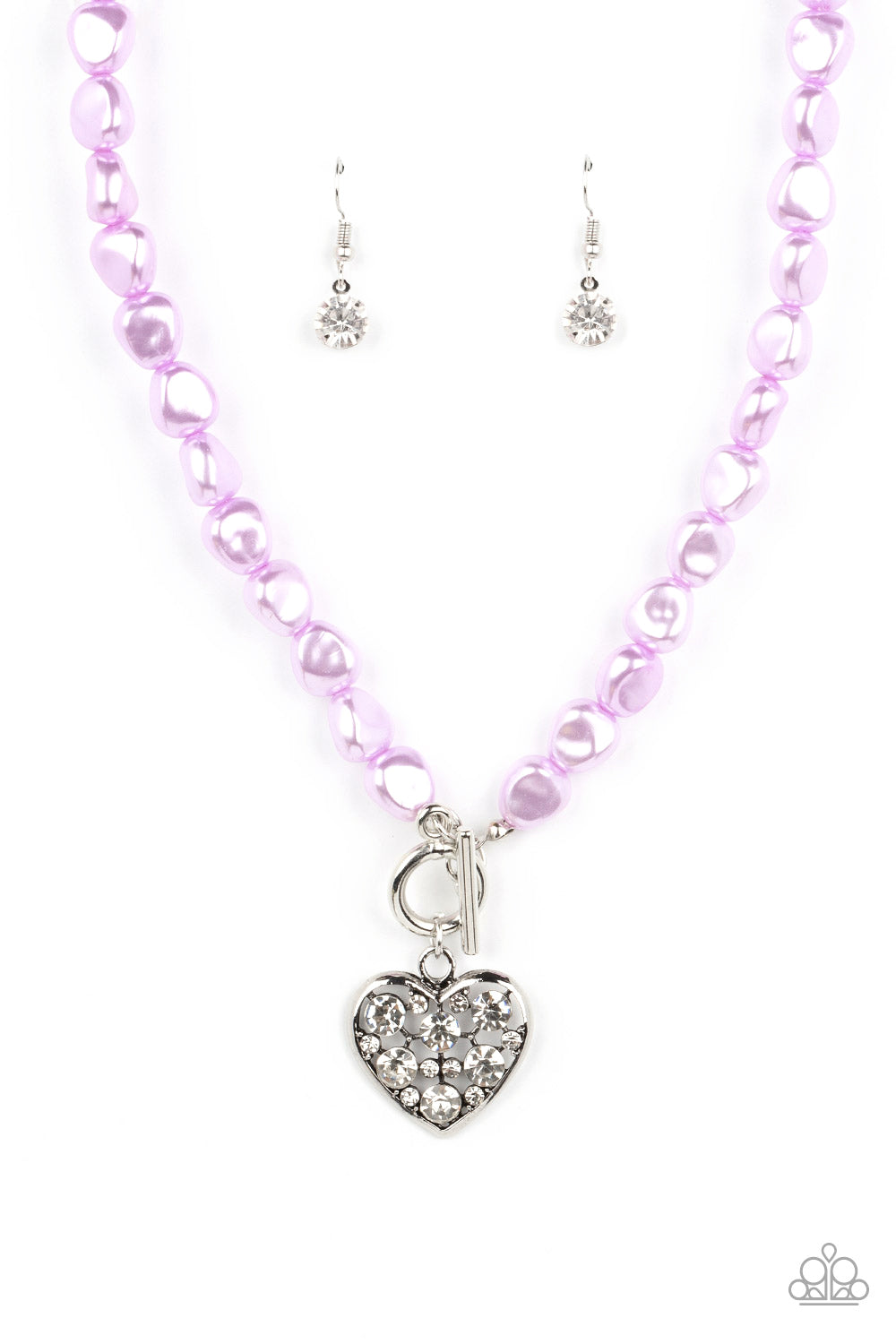 Paparazzi Accessories - Color Me Smitten - Purple necklace