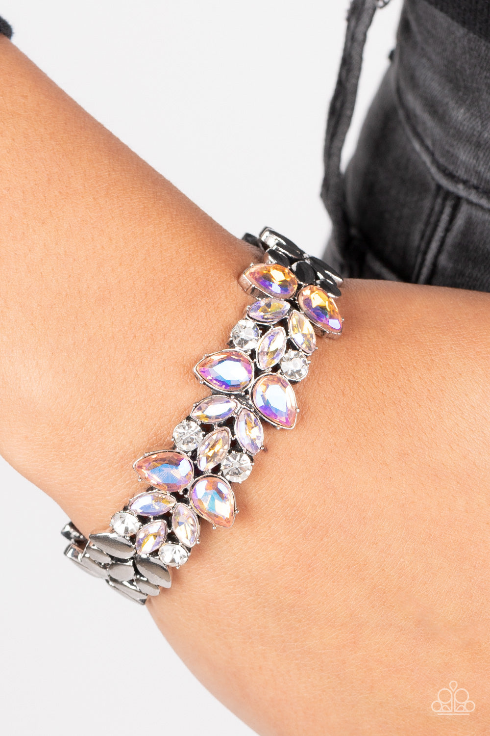 Paparazzi Accessories - Glacial Gleam - Orange bracelet