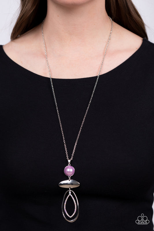 Paparazzi Accessories - Modern Day Demure - Purple necklace