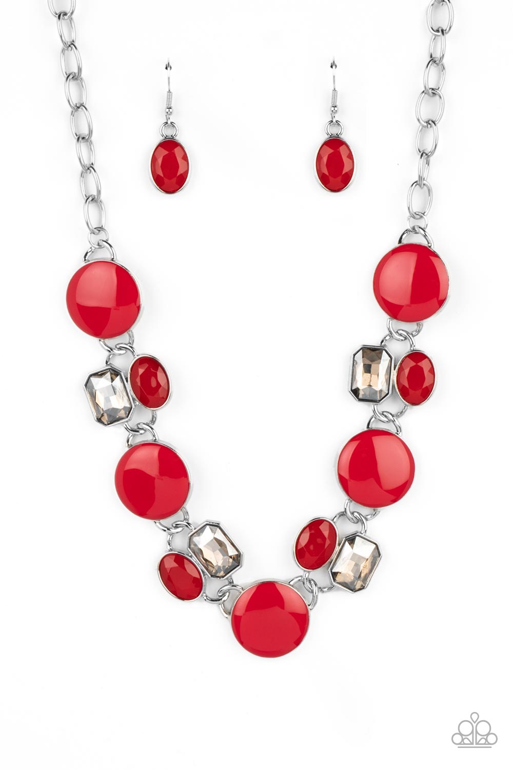 Paparazzi Accessories - Dreaming in MULTICOLOR - Red necklace