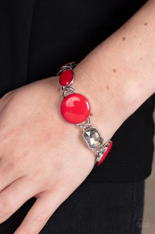 Paparazzi Accessories - Dreamscape Dazzle - Red bracelet