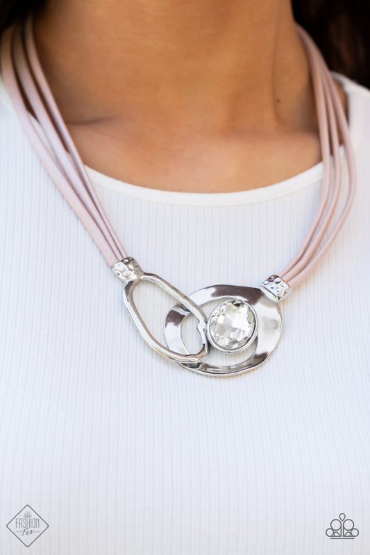 Paparazzi Accessories - Californian Cowgirl - Pink necklace
