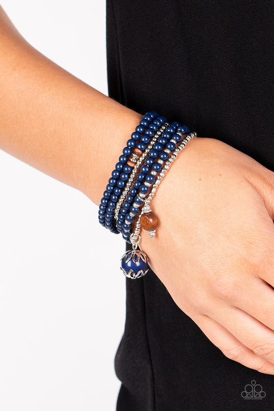 Paparazzi Accessories - Epic Escapade - Blue bracelet