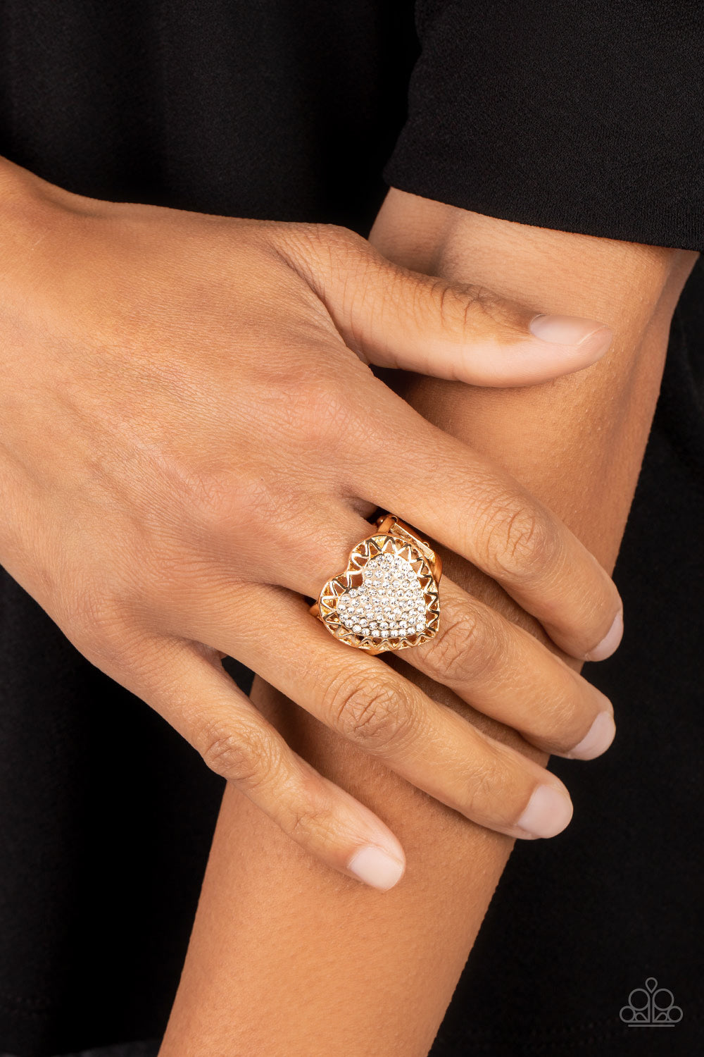 Paparazzi Accessories - Romantic Escape - Gold ring