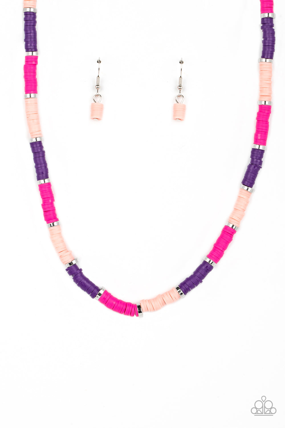 Paparazzi Accessories - Rainbow Road - Pink necklace