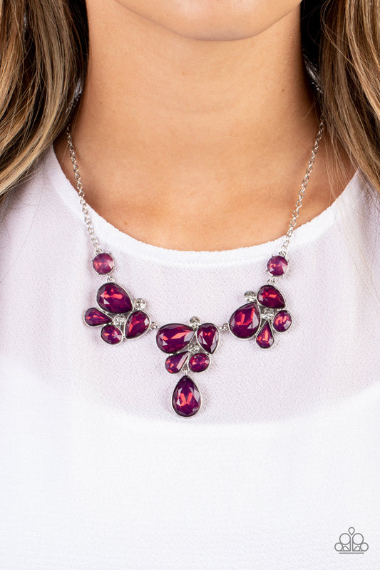 Paparazzi Accessories - Everglade Escape - Purple necklace