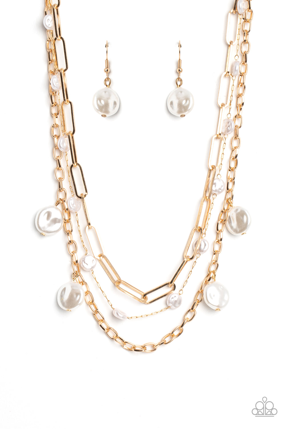 Paparazzi Accessories - Blissful Ballad - Gold necklace