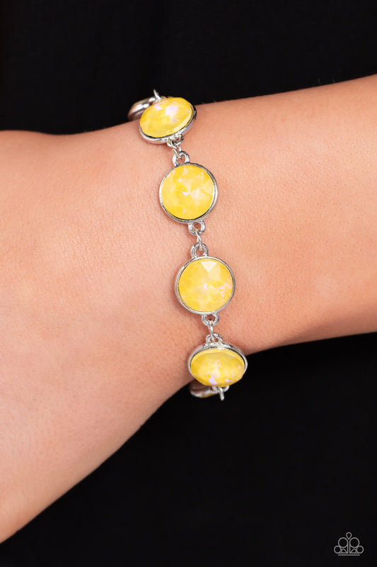 Paparazzi Accessories -Enchanted Emblems - Yellow bracelet